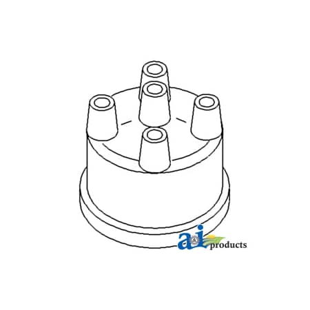 A & I Products Cap, Distributor (4 Cyl) 4.5" x4.5" x3" A-AT14692